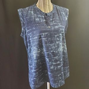 Calvin Klein Jeans - Medium - Sleeveless V-neck Denim Top